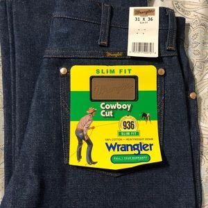 Wrangler Slim Fit Cowboy Cut Jeans